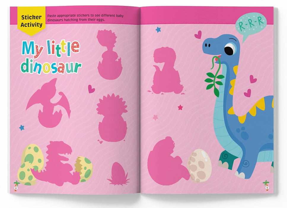 Dinosaur Activity Book For Kids