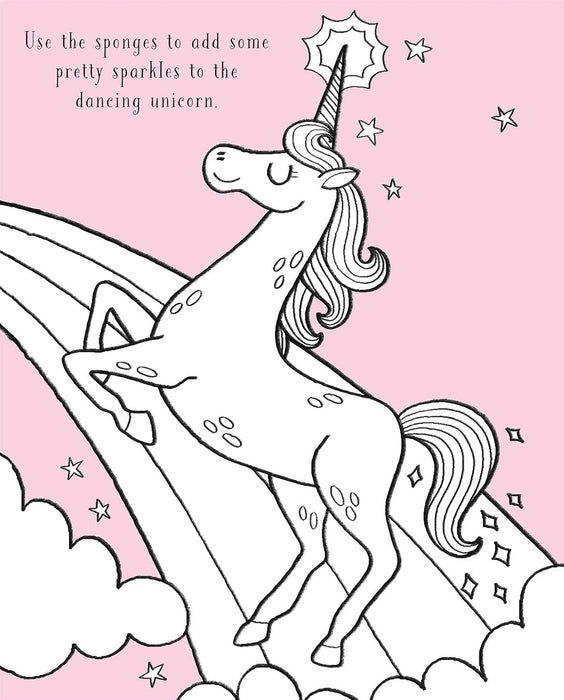 Sponge Art Unicorns and Magical Creatures: With 4 Sponge Tools and 4 Jars of Paint