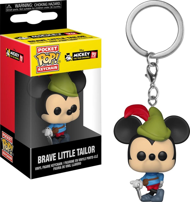 Funko Pop Keychain: Mickey'S 90Th - Brave Little Tailor