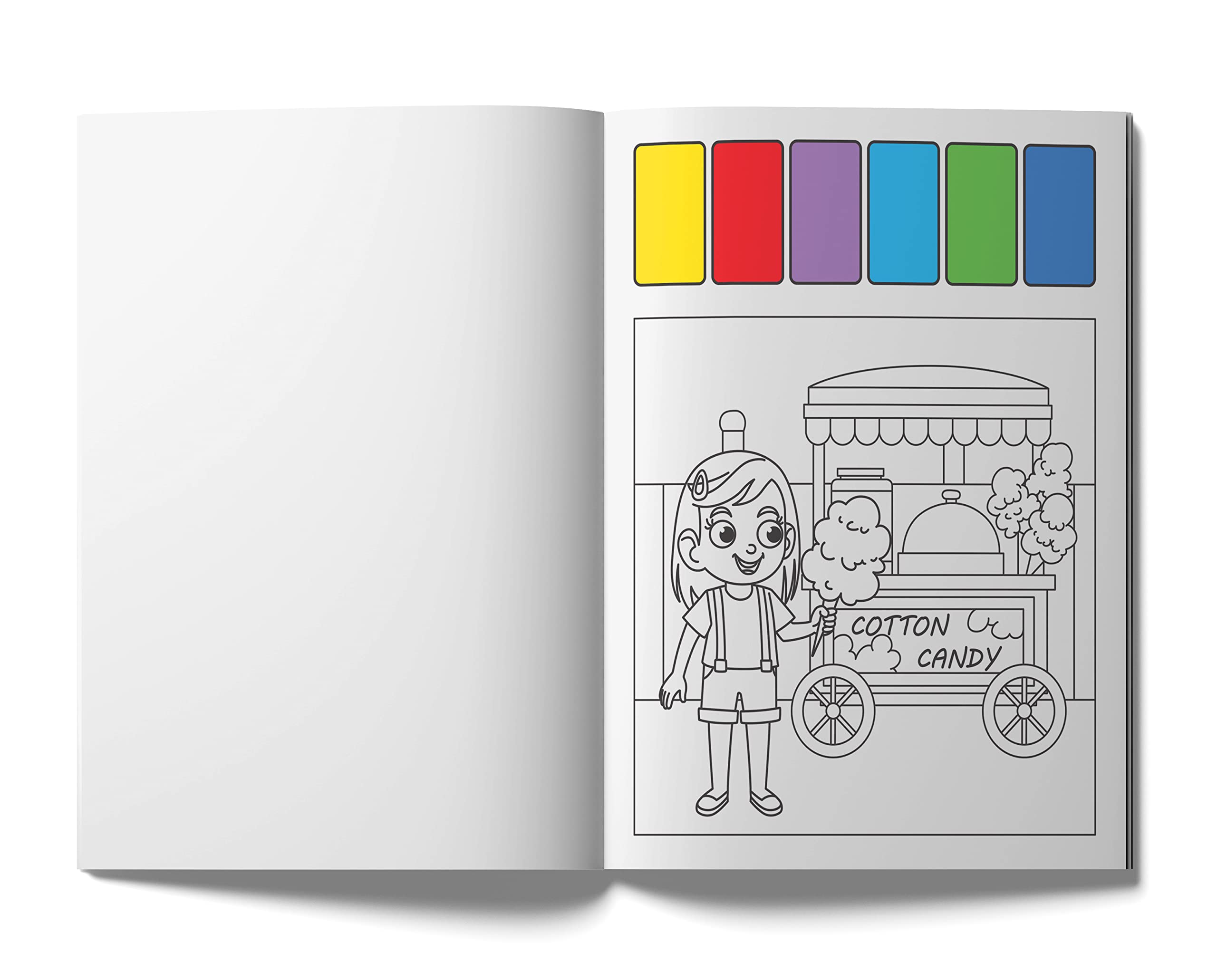 Carnival: Pick & Paint Coloring Activity Book
