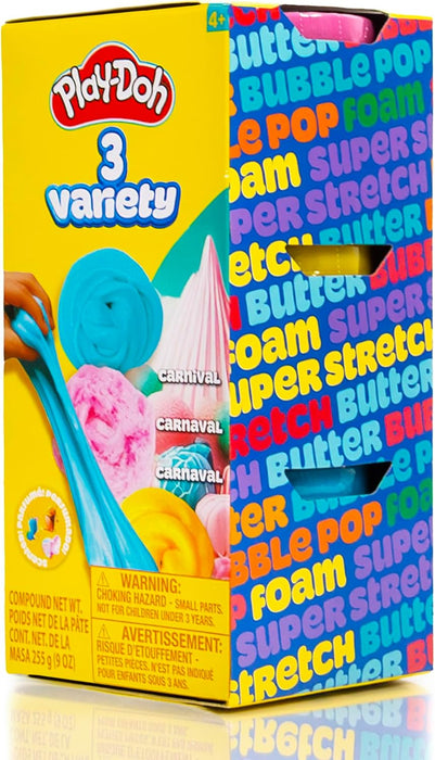 PlayDoh 3 Stack Jars – Carnival