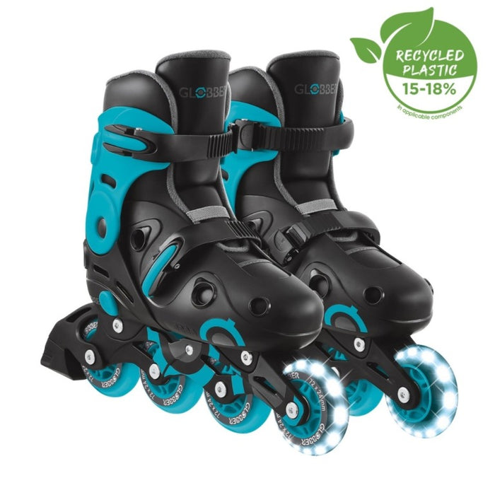 Globber Go Skates (Size 34-37) - Aqua