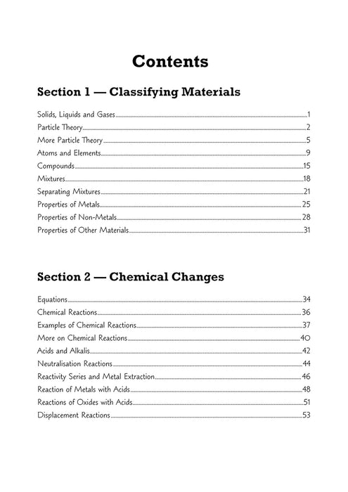 Key Stage Three Chemistry Foundation Level -The Work Book