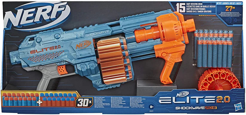 Hasbro Nerf Elite 2.0 Shockwave RD-15 Blaster