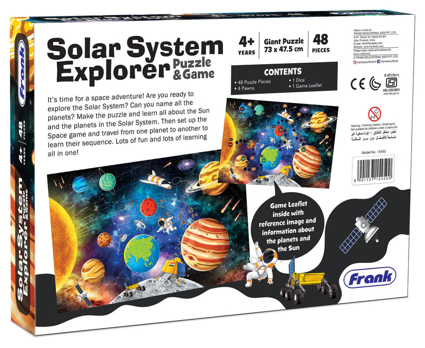 Frank Puzzle & Game: Solar System Explorer (48 pieces)