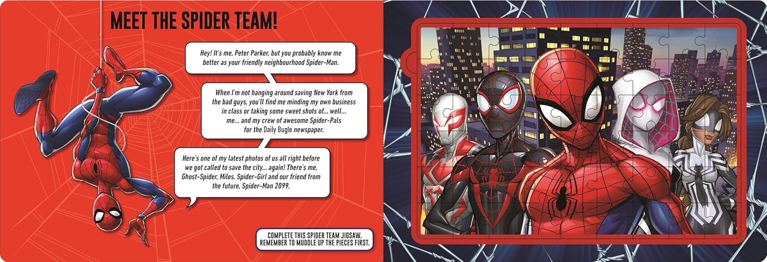 Marvel Spider-Man: Jigsaw Book