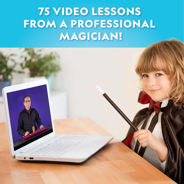National Geographic Mega Magic Set - More Than 75 Magic Tricks for Kids to Perform with Step-by-Step Video Instructions for Each Trick Provided by a Professional Magician