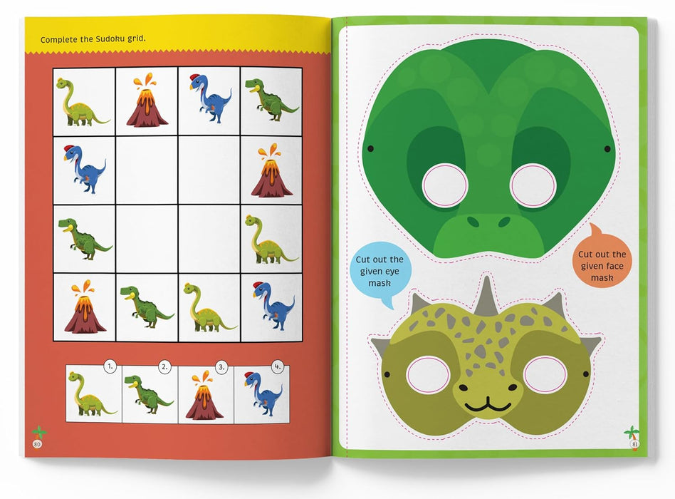 Dinosaur Activity Book For Kids