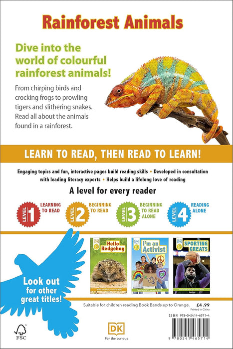 DK Reader Level 2: Rainforest Animals