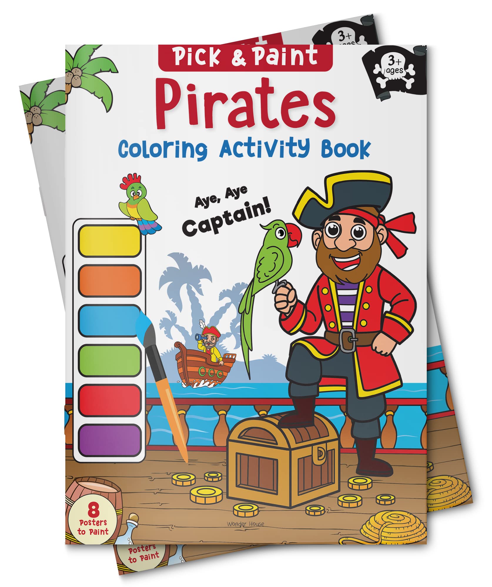 Pirates: Pick & Paint Coloring Activity Book