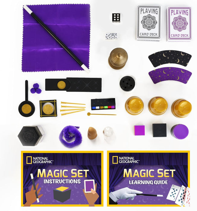 National Geographic Mega Magic Set - More Than 75 Magic Tricks for Kids to Perform with Step-by-Step Video Instructions for Each Trick Provided by a Professional Magician