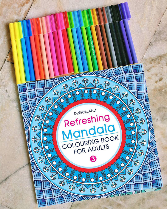 Refreshing Mandala Colouring Book - 3