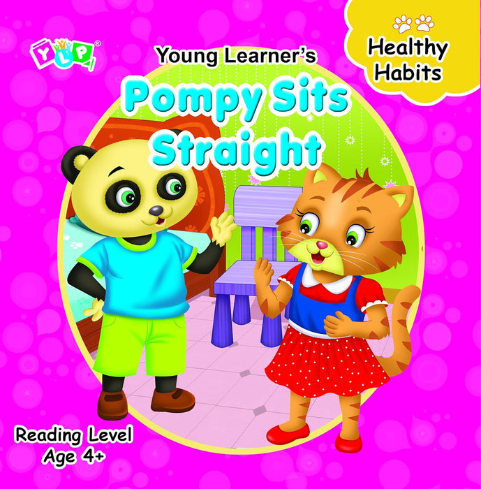 Young Learner's Healthy Habits Pompy Sits Straight