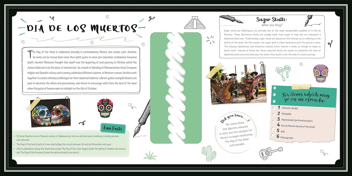 Scratch Art Sugar Skulls