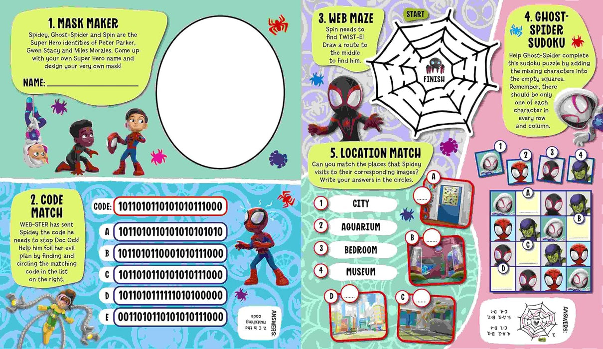 Marvel Spidey and his Amazing Friends: Slime Kit Activity Book and Craft Kit