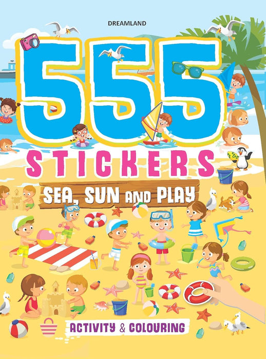 555 Stickers Sea, Sun and Play Activity & Colouring