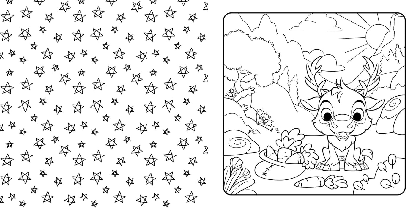 Disney Animals: Cosy Colouring (Paperback)