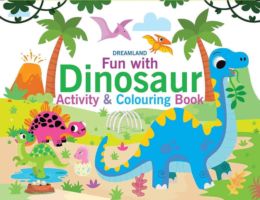 Fun With Dinosaur Activity & Colouring Book