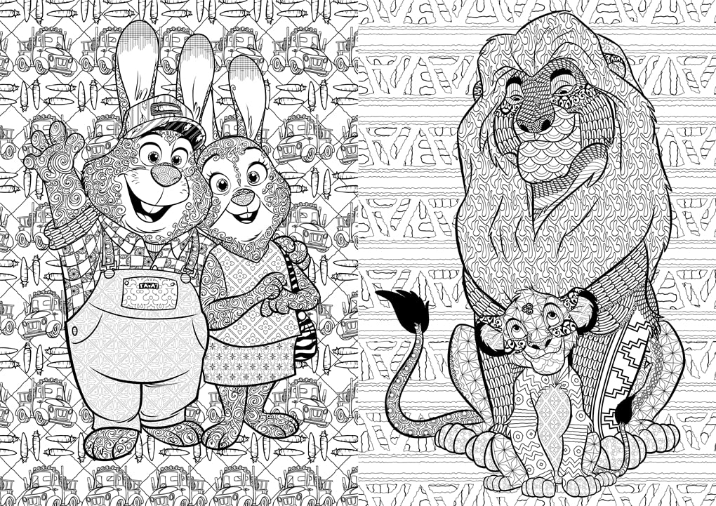 Disney: Animals Colouring (Young Adult Colouring)