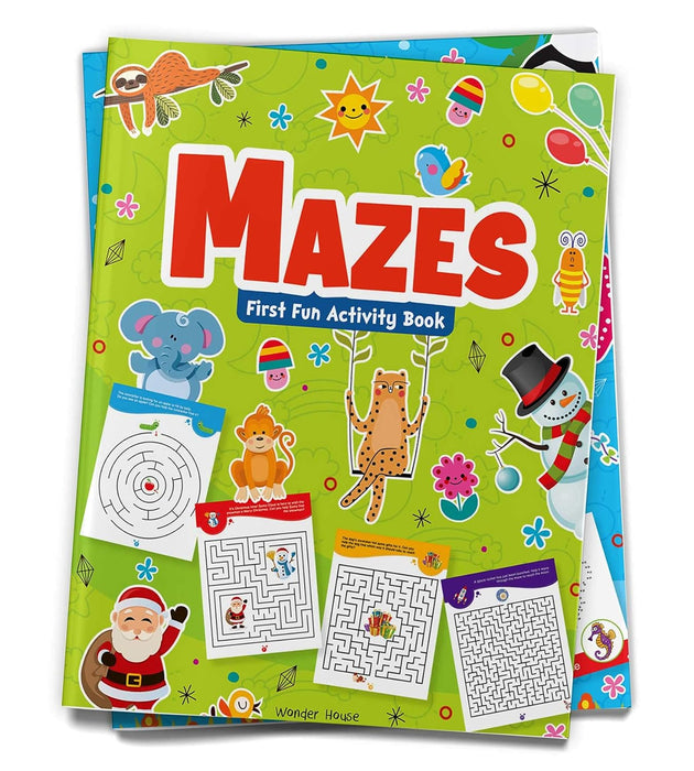 Mazes : First Fun Activity Books For Kids