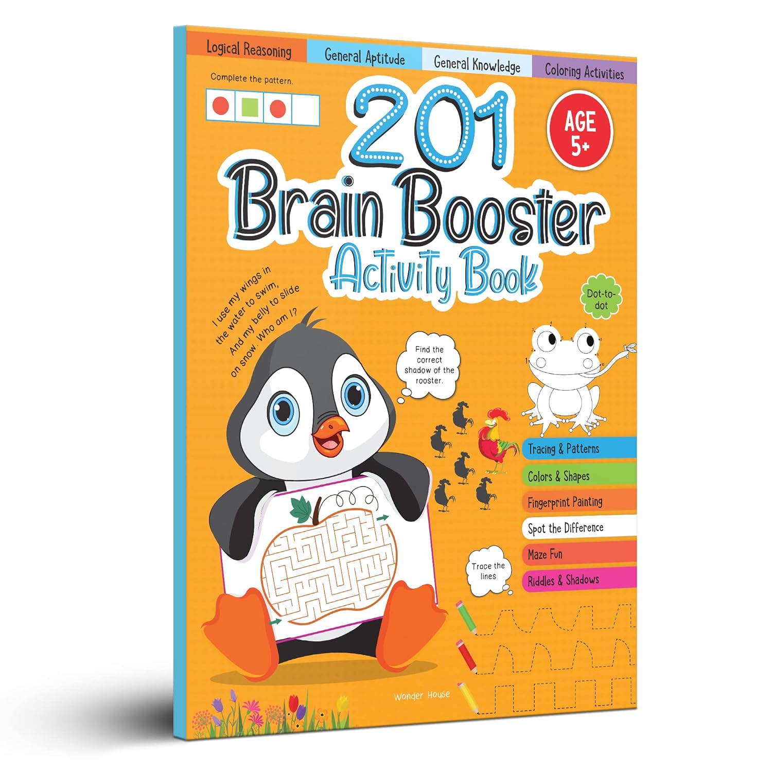 201 Brain Booster Activity Book for Age 5+