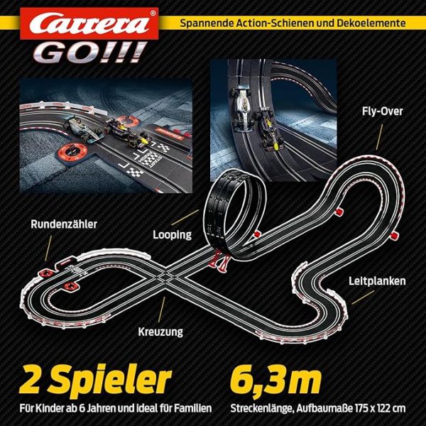 Carrera GO! Max Performance Trackset 6.3M 62548