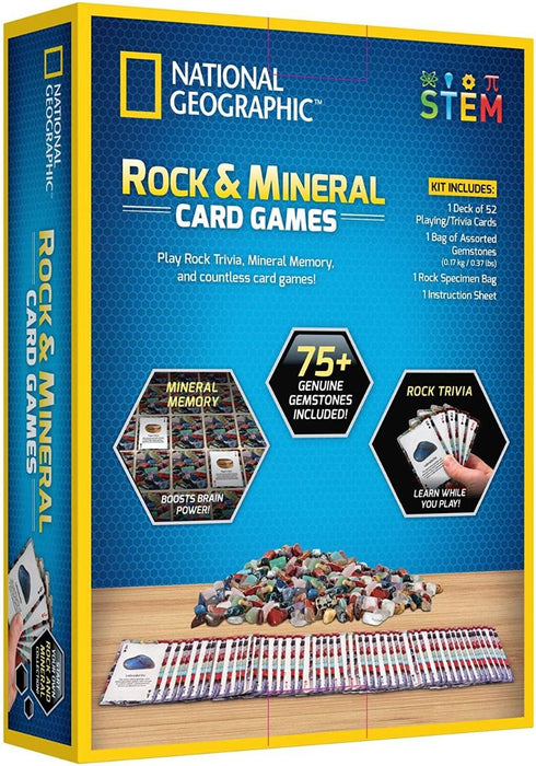 National Geographic Rock and Mineral Card Game