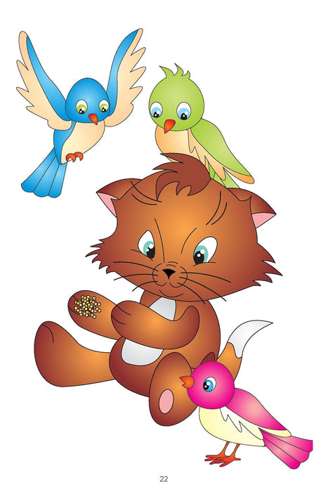 Jumbo Cartoon Colouring Book - 2