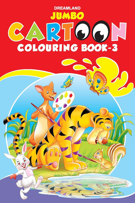 Jumbo Cartoon Colouring Book - 3