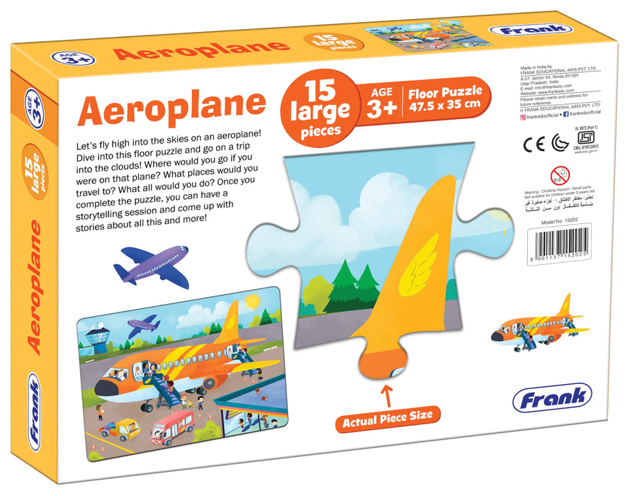 Frank Puzzle: Aeroplane (15 pieces)