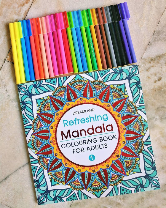 Refreshing Mandala Colouring Book - 1
