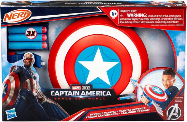 Hasbro Marvel Studios Captain America: Brave New World NERF Skyshot Blaster