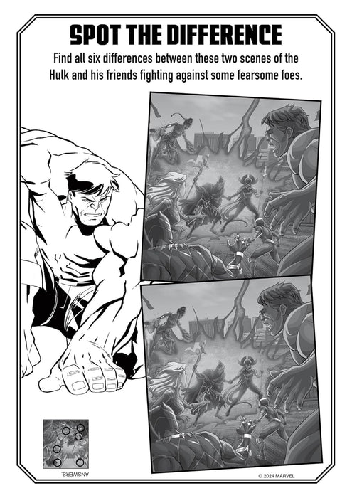 Scratch Art Marvel Avengers