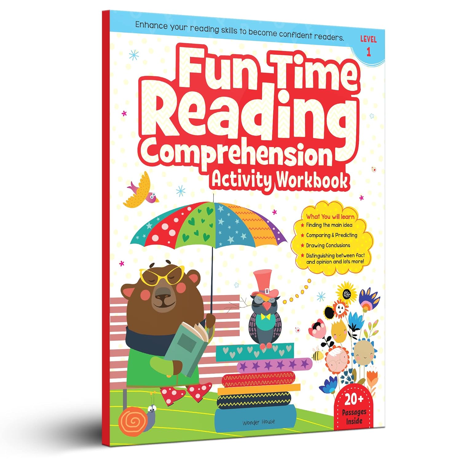 Fun Time Reading Comprehension - Activity Workbook For Children - Leve ...