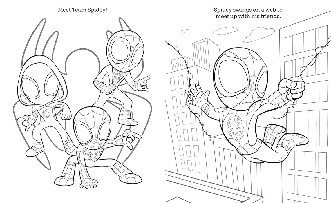Marvel Spidey and his Friends Colouring Adventure