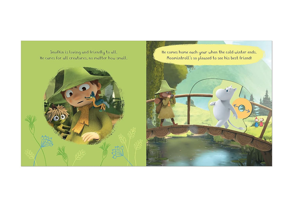 Meet the Moomins! (push, pull, slide)