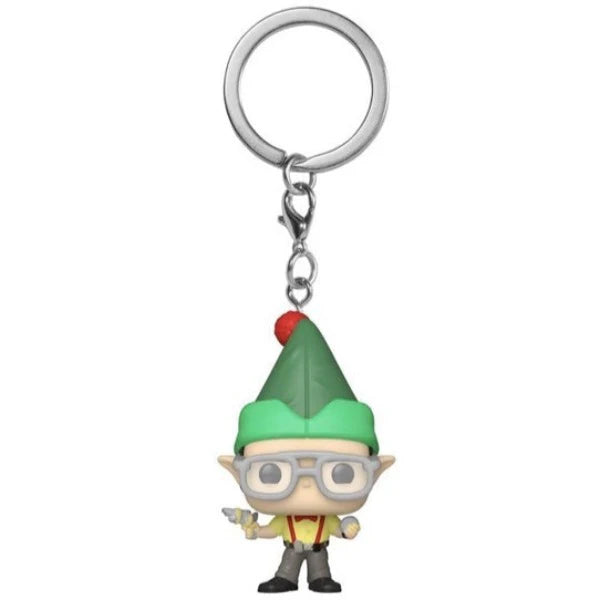 Funko Pop Keychain: The Office- Dwight As Elf