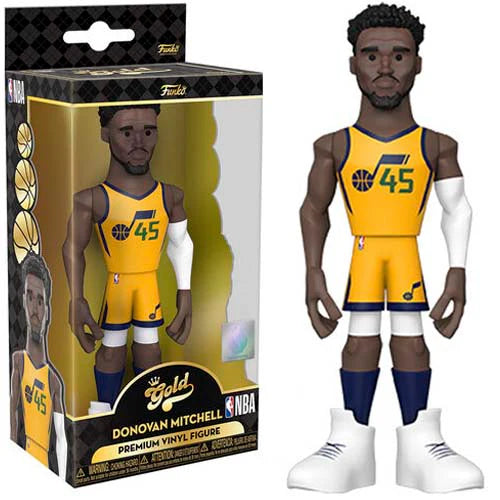 Gold 5" Nba: Jazz- Donovan Mitchell (Ce'21) W/Chase