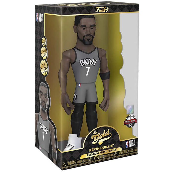 Gold 12" Nba: Nets- Kevin Durant (Ce'21) W/Chase