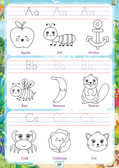 Abc First Handwriting My First ABC Hand Writing Book — Book Mart W.L.L
