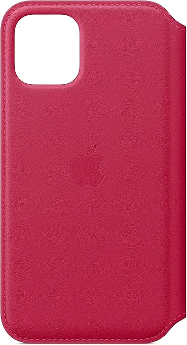 Apple iPhone 11 Pro Leather Folio Case - Raspberry One Size