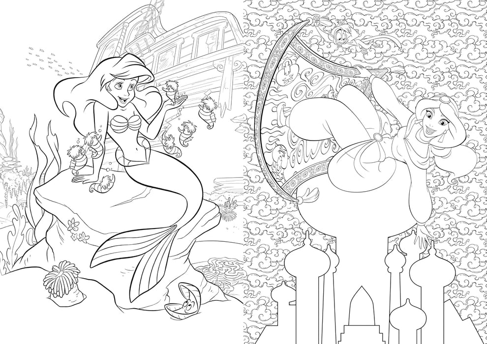 Disney: Princess Colouring
