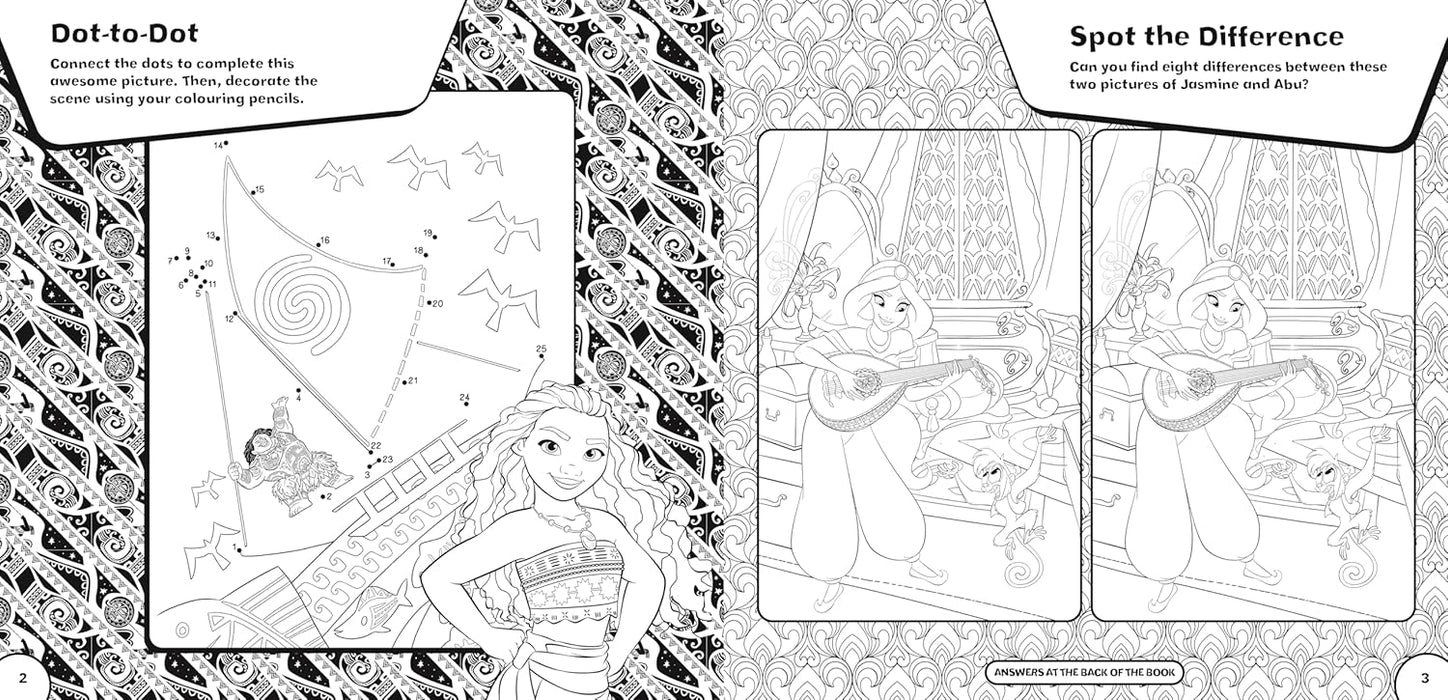 Disney Princess 2 in 1 Activity Pack