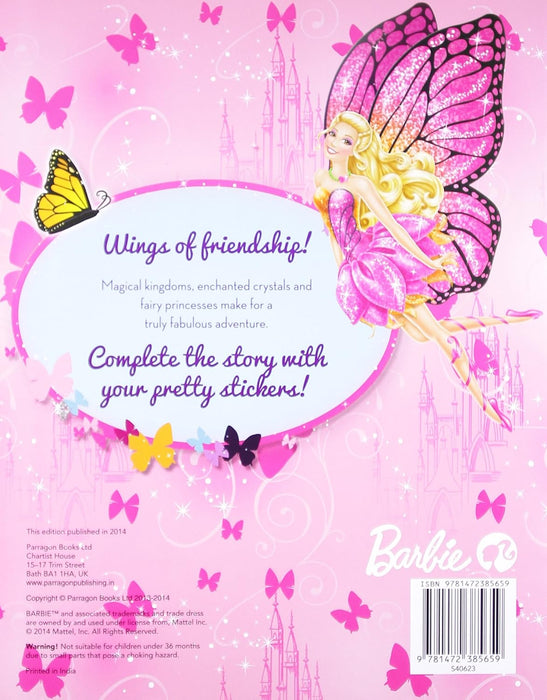 Barbie Mariposa Sticker Scene