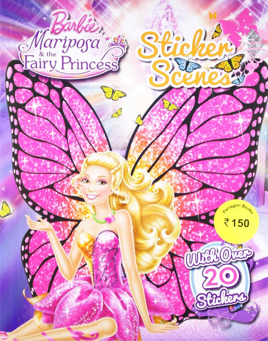 Barbie Mariposa Sticker Scene