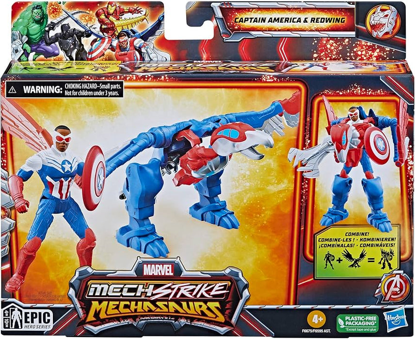 asbro Marvel Mech Strike 3.0 4-Inch Mech Suit Captain America