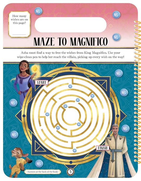 Disney Wish: Wipe Clean Activities