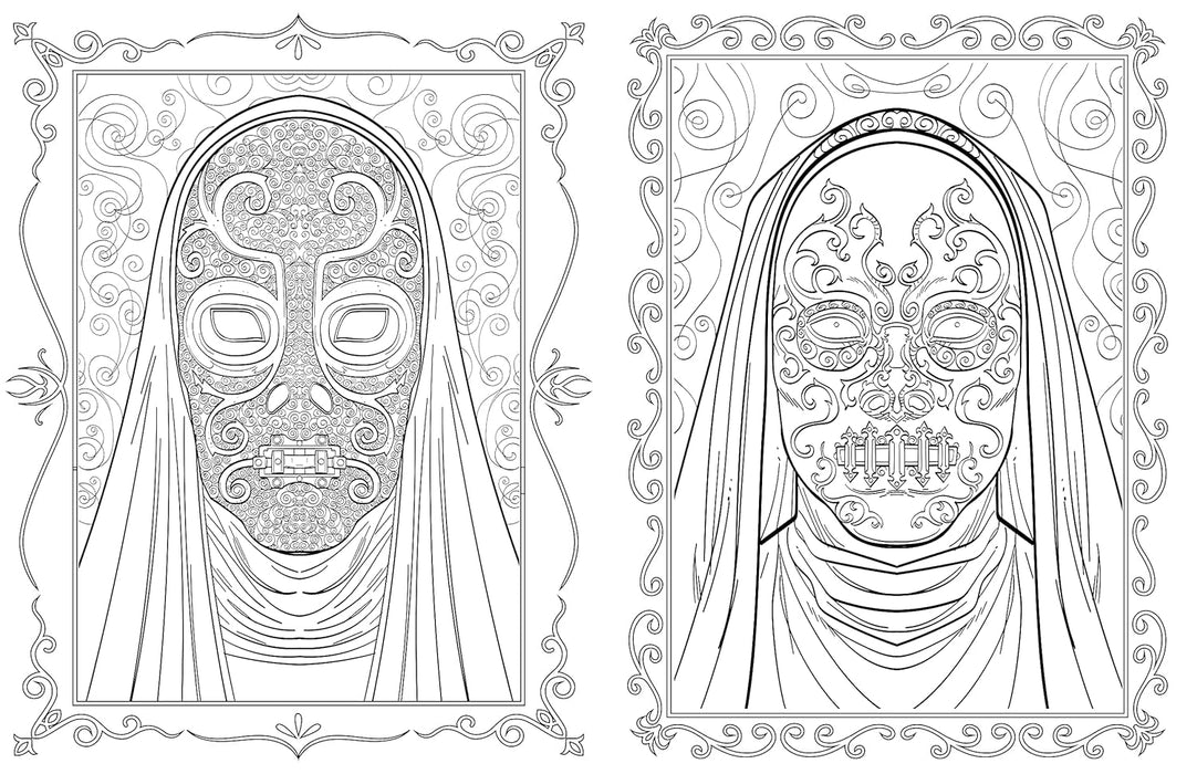 Harry Potter An Official Colouring Book Slytherin