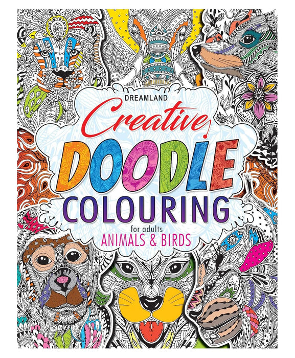 Creative Doodle Colouring Animals & Birds