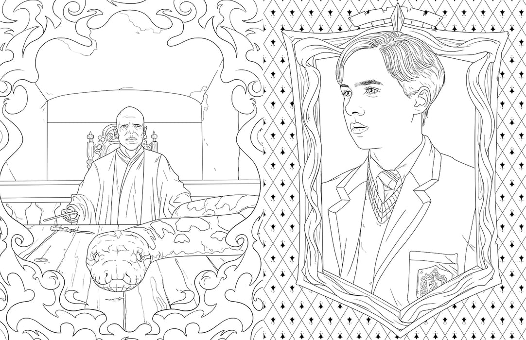 Harry Potter An Official Colouring Book Slytherin